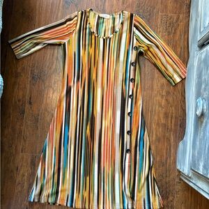 beachlunchlounge Striped Knit Top in Teal, Mustard, Coral, Olive